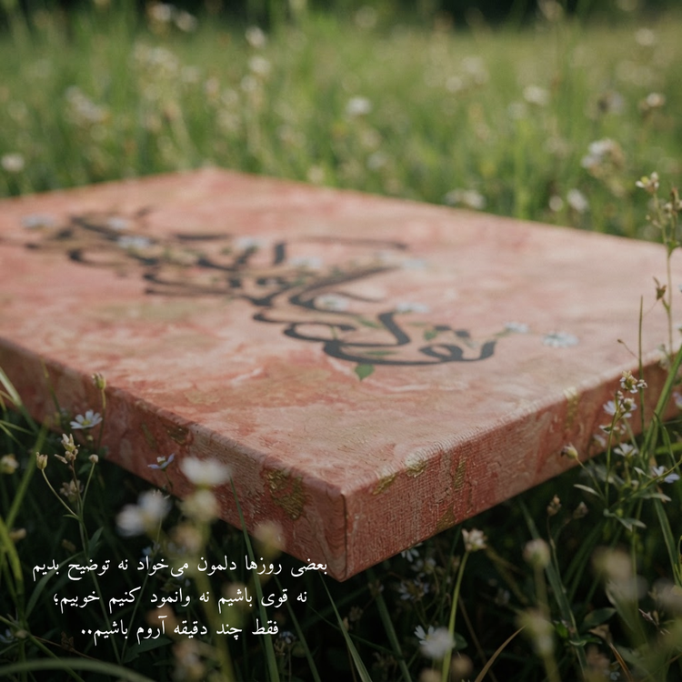 تابلو کالیگرافی شعر سعدی