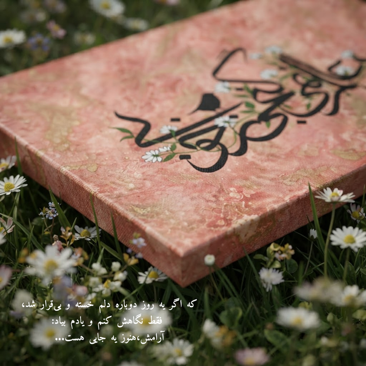 تابلو کالیگرافی شعر سعدی